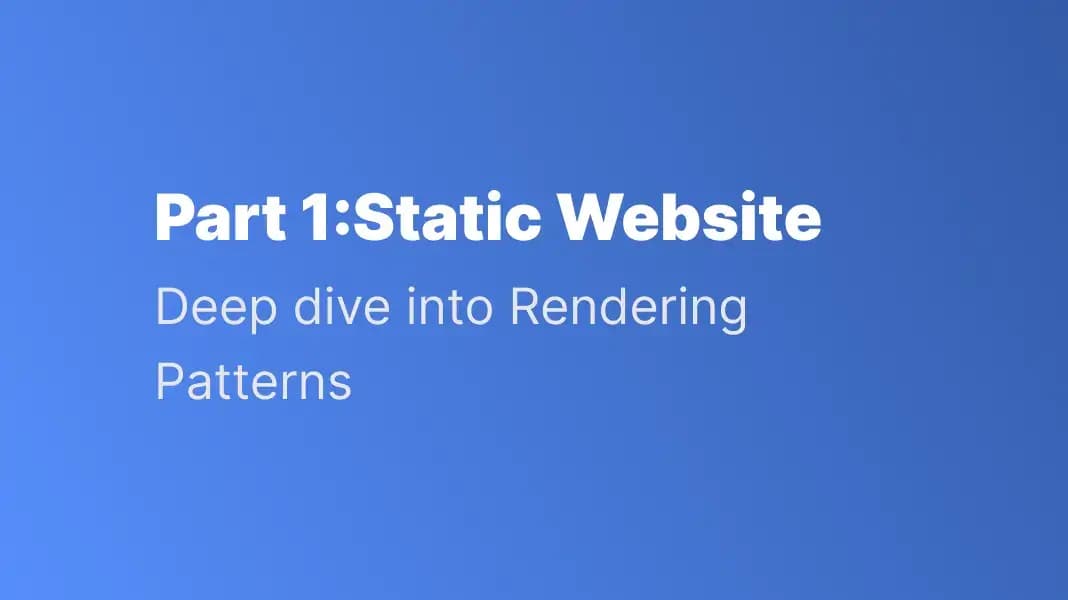 Static website illustration for SEO-friendly, secure, and fast web pages